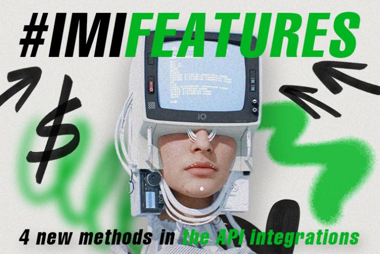 4 new methods in the API integration