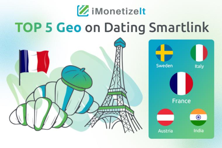 ТОP 5 Geo on Dating Smartlink: France, Italy, Sweden