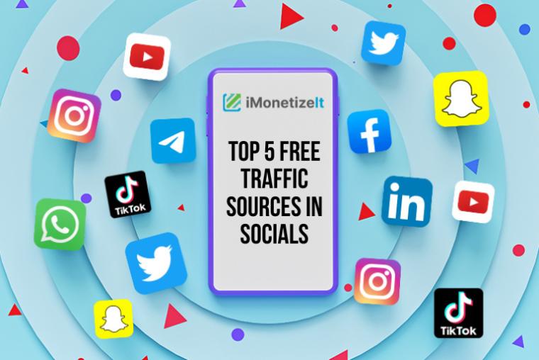 TOP 5 free traffic sources in socials