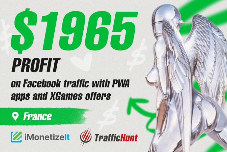 $1965 профіту на заливі з Facebook через PWA на XGames оффери